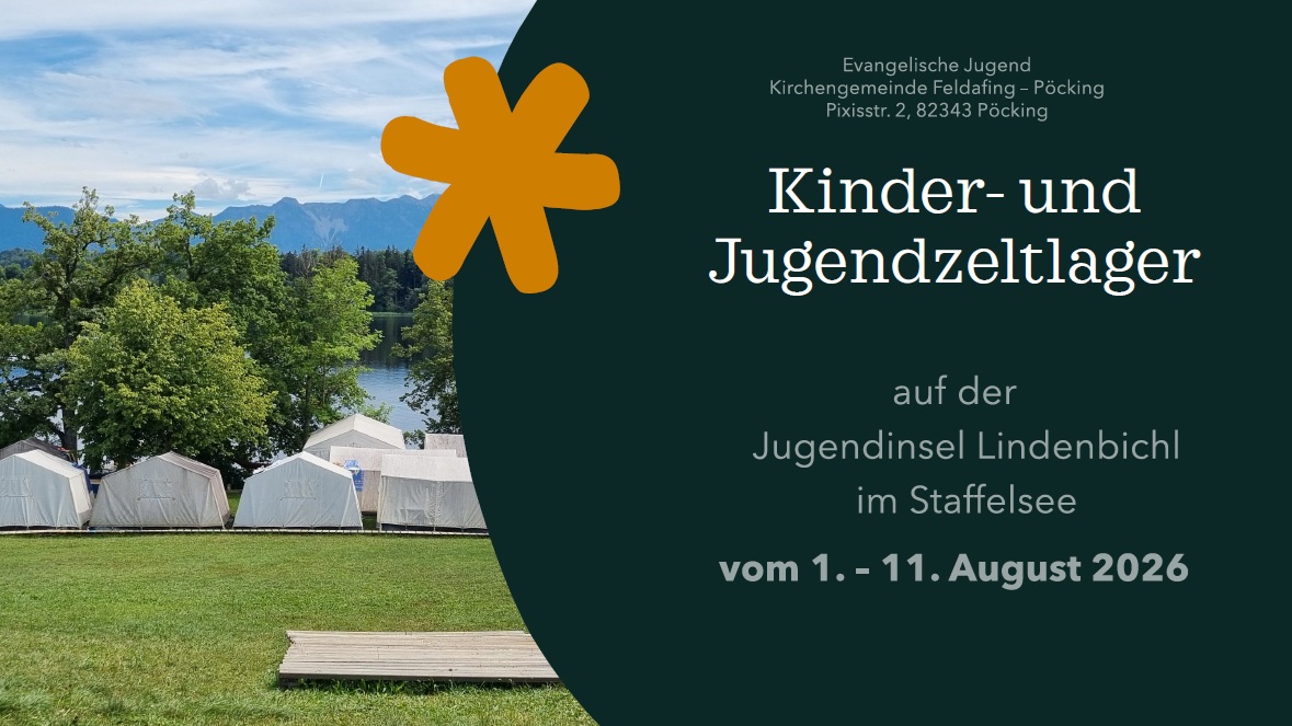 Flyer für das Kinder und Jugendzeltlager