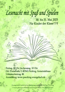 Plakat Lesenacht
