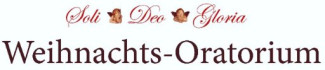 Schriftzug Weihnachts-Oratorium
